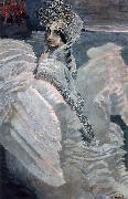 Mikhail Vrubel Swan princess. Spain oil painting artist